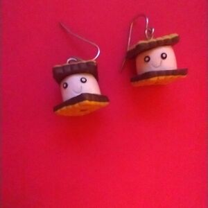S'mores earrings